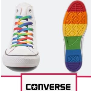 Converse high tops Pride edition